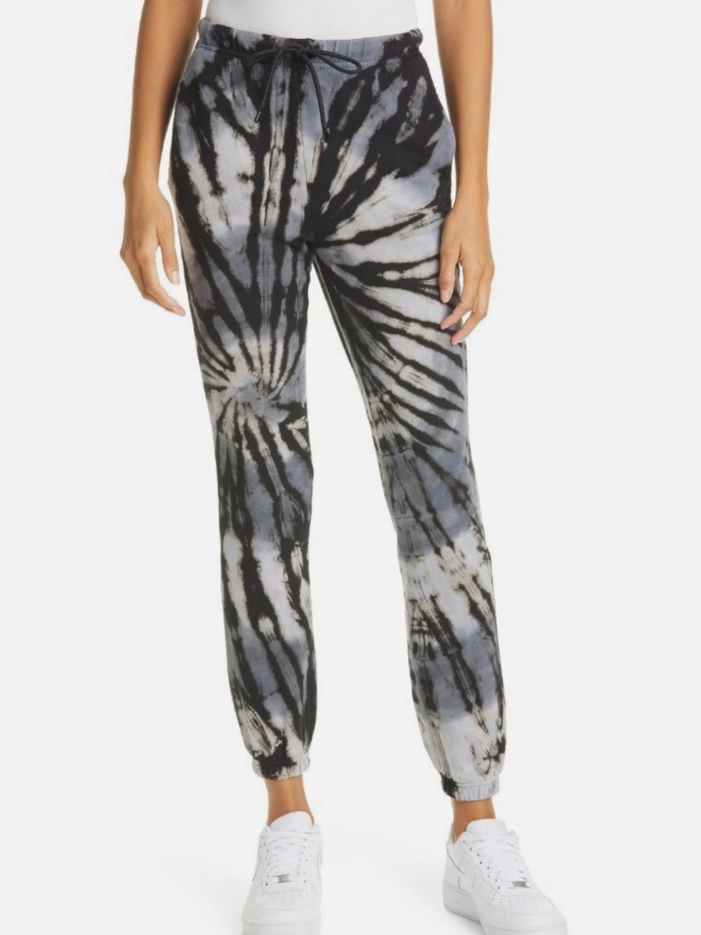 Cotton Citizen Black & Grey Tie-Dye Jogger Pants